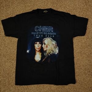 Black Cher Here We Go Again Tour 2019 Graphic Unisex T-shirt Tee Size L